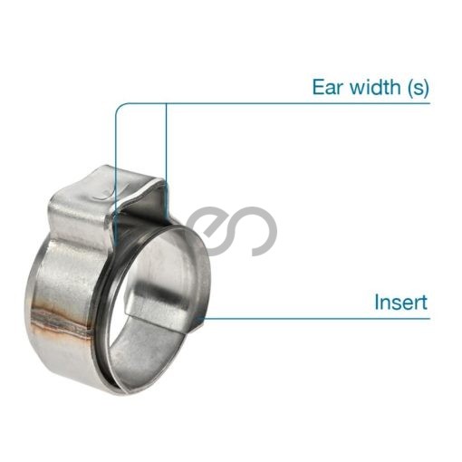 1-Ear Clamps 251 - Cross Welded - Image 3